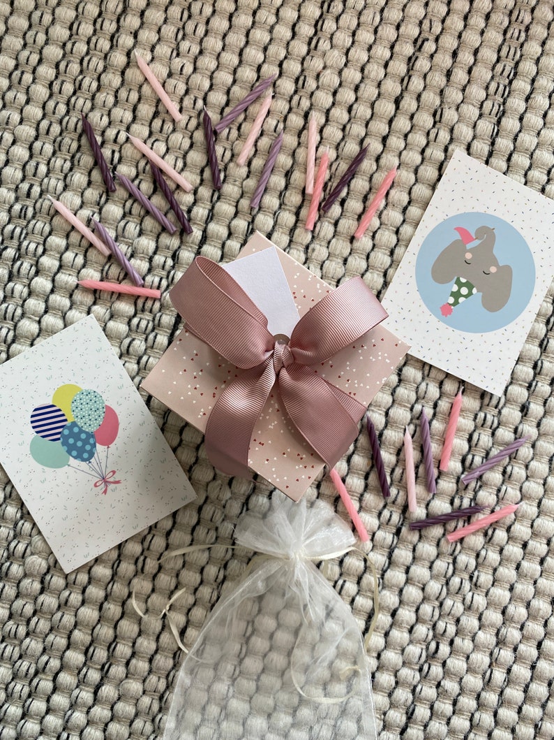 Geburtstagsgeschenk Box, rosa mit Sprüchen und Fotos, Überraschung Geschenkidee für Freundin Bild 5
