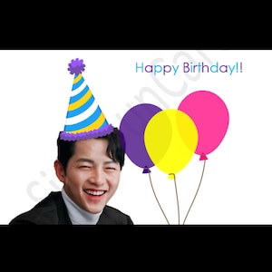 Song Joong-ki, Vincenzo, Vincenzo Cassano, Digital Card, Netflix, Birthday Card, JTBC, Korean drama, Kdrama, Fun