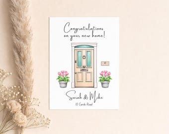 Congratulazioni personalizzate per la nuova casa - Prima casa - Appartamento, Monolocale - Completamento - Biglietto di auguri ben fatto - Famiglia, Coppie