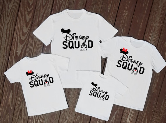Camisetas familiares a juego Disney Squad 2023 - Etsy España