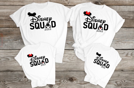 T Shirts Disney Squad 2022 Family 