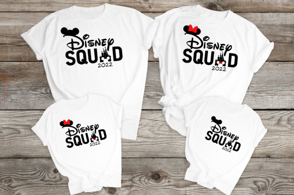 Matching Family Disney T Shirts Disney Squad 2022 Family - Etsy UK