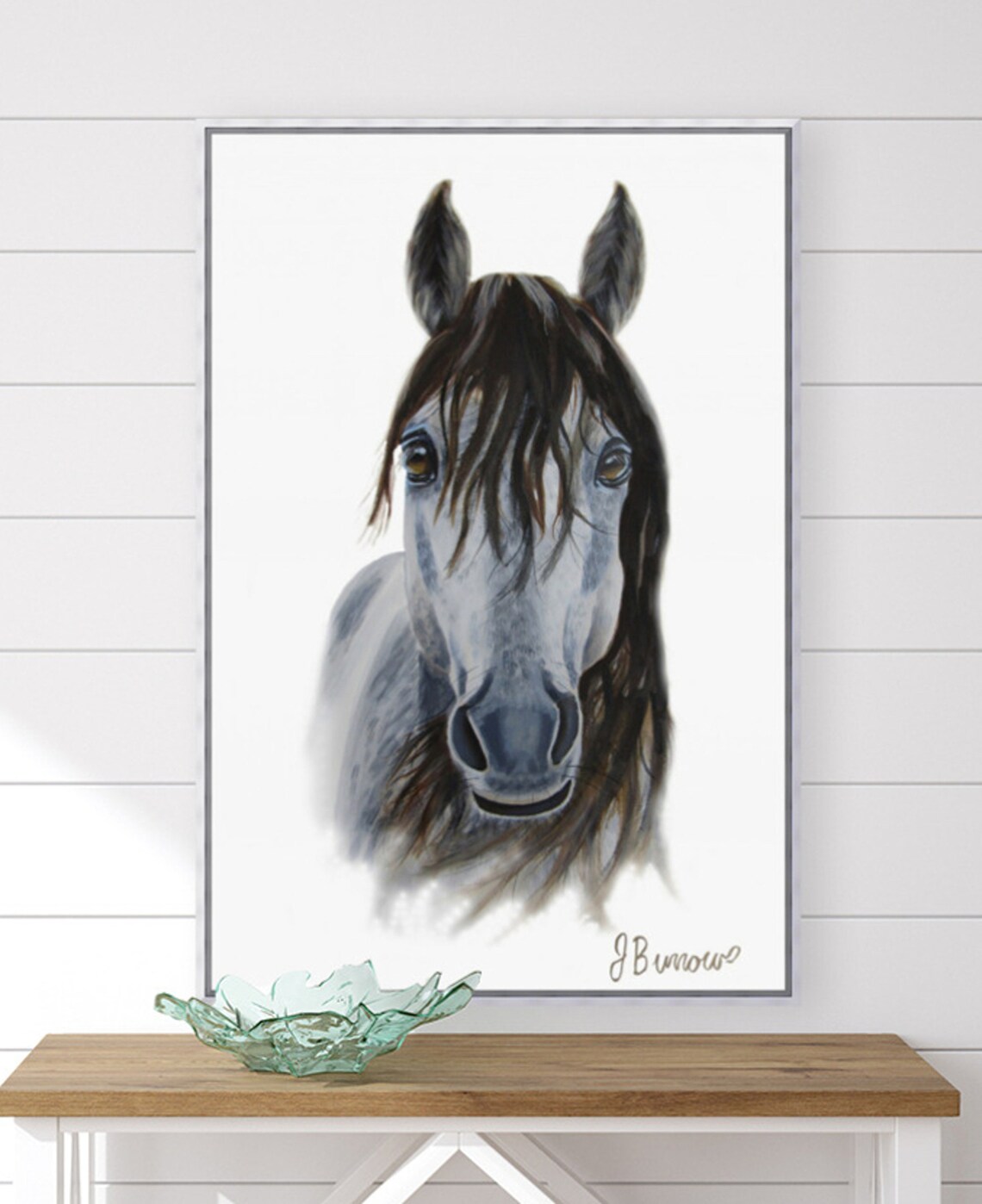 Horse Painting Wall Art Large Wall Decor Print on Canvas Etsy