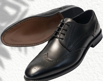 Genuine Leather Wedding Shoes | Classic Groom Formal Footwear