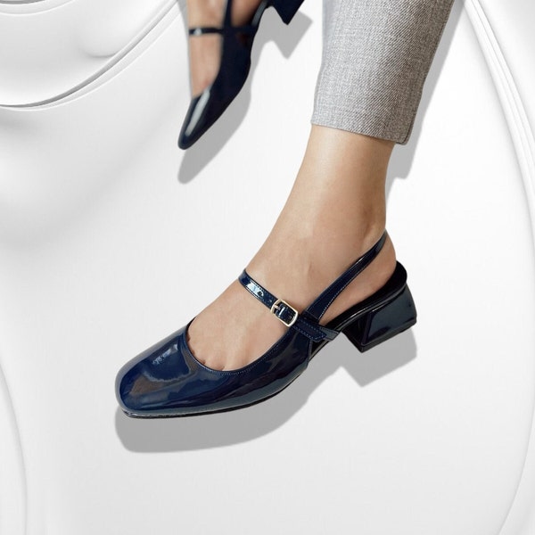 navy blue heels with bow