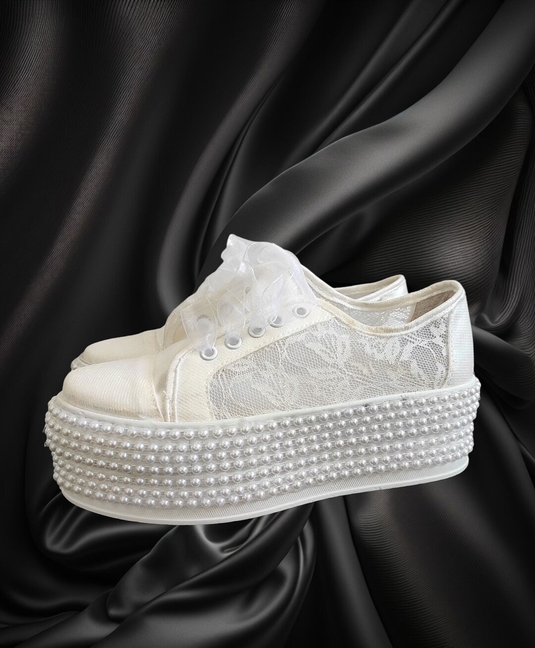 metallic bridal shoes