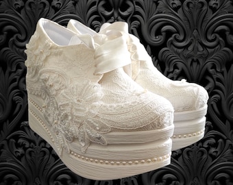 Chaussures de mariage pour la mariée, chaussures de mariage pour baskets de mariée, baskets de mariage, baskets de chaussures de mariée, baskets de mariage pour mariée, cadeau de mariage