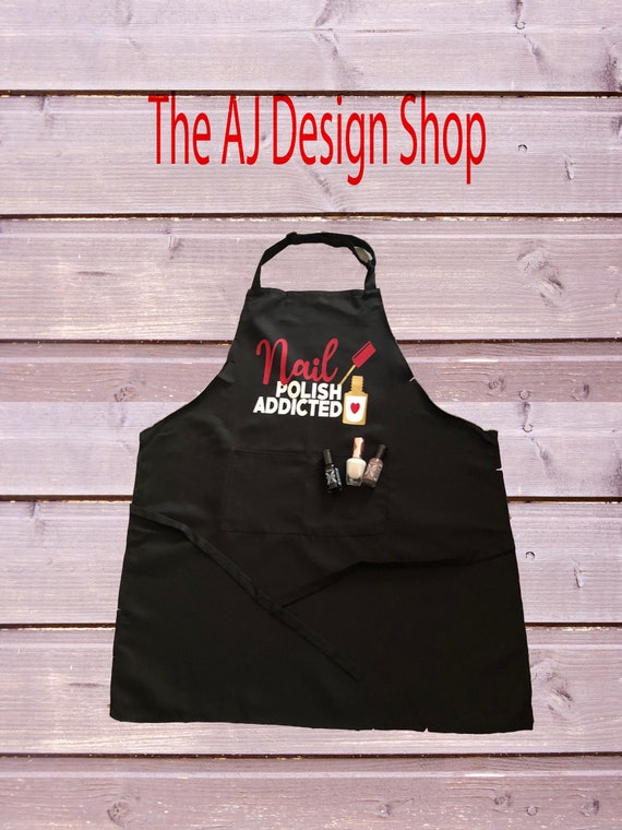 Custom Nail Tech Apron Personalized Apron Nail Tech Gift. Etsy