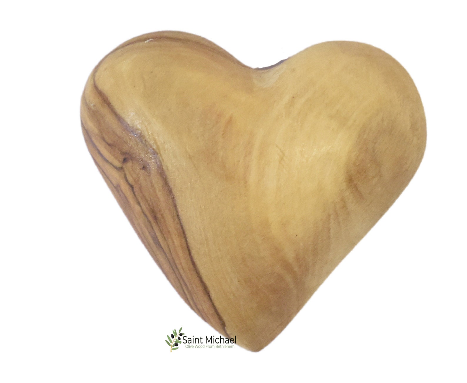 Wooden Hearts Olive Wood Heart 3 D Heart Shape Unique Gift Etsy