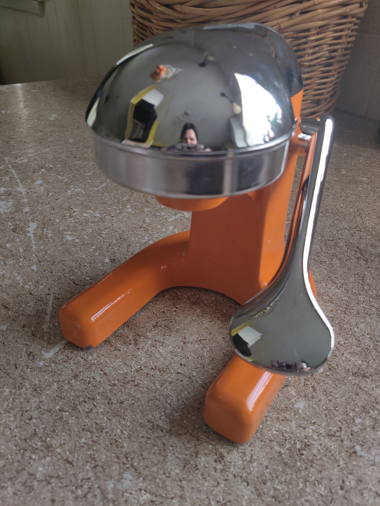 1954 Juice King Juicer Orange Vintage Etsy