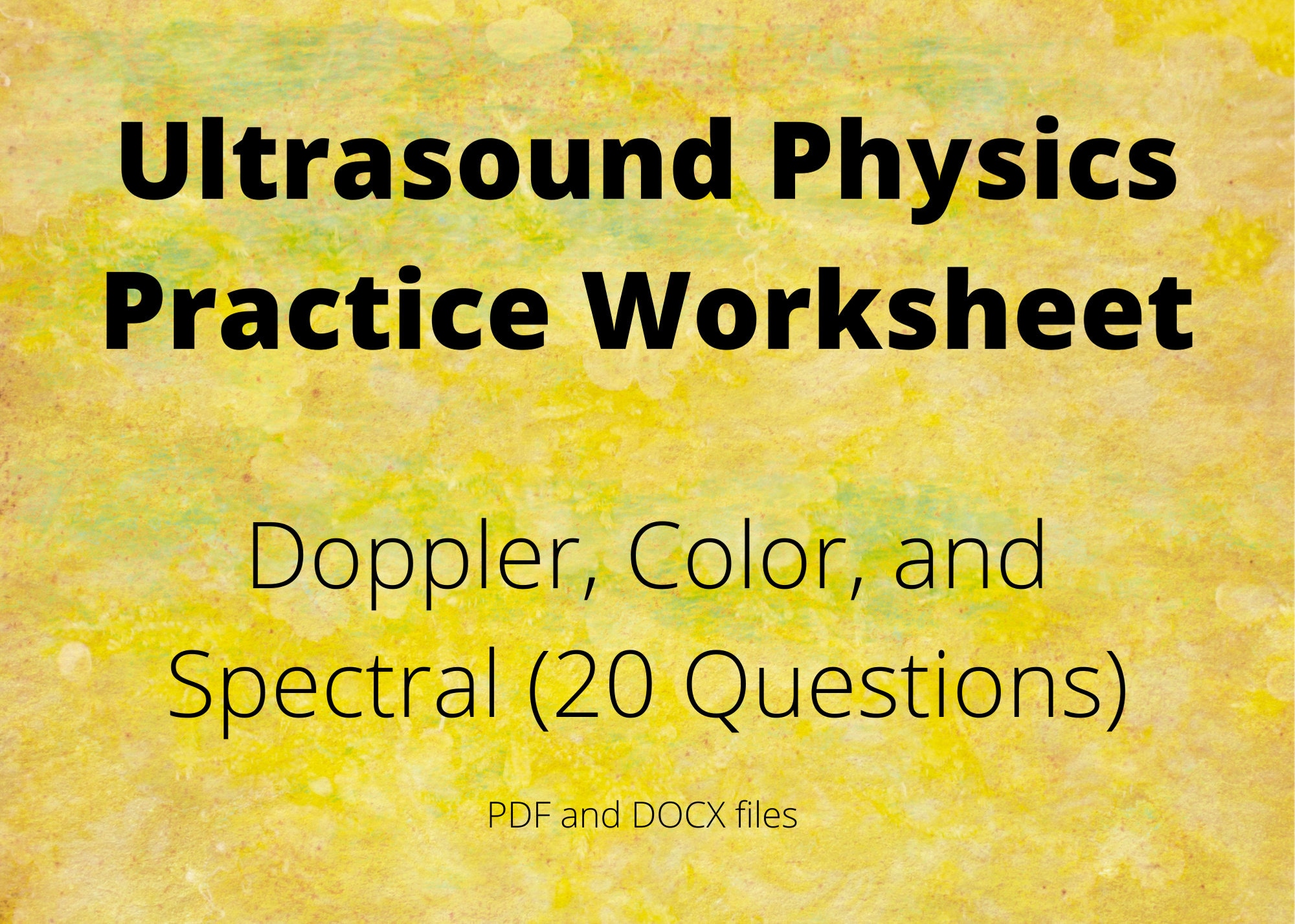 sonographer-ultrasound-physics-practice-worksheet-7-etsy