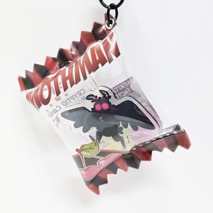 MOTHMAN - Cryptid Candy Bag Acrylic Shaker Charm