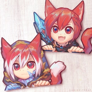 Graha Tia Crystal Exarch Peeker Sticker Decal