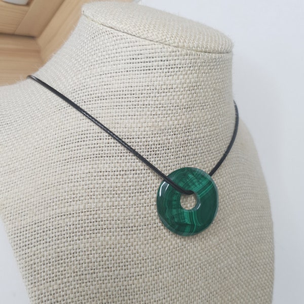 Collier Donut Malachite