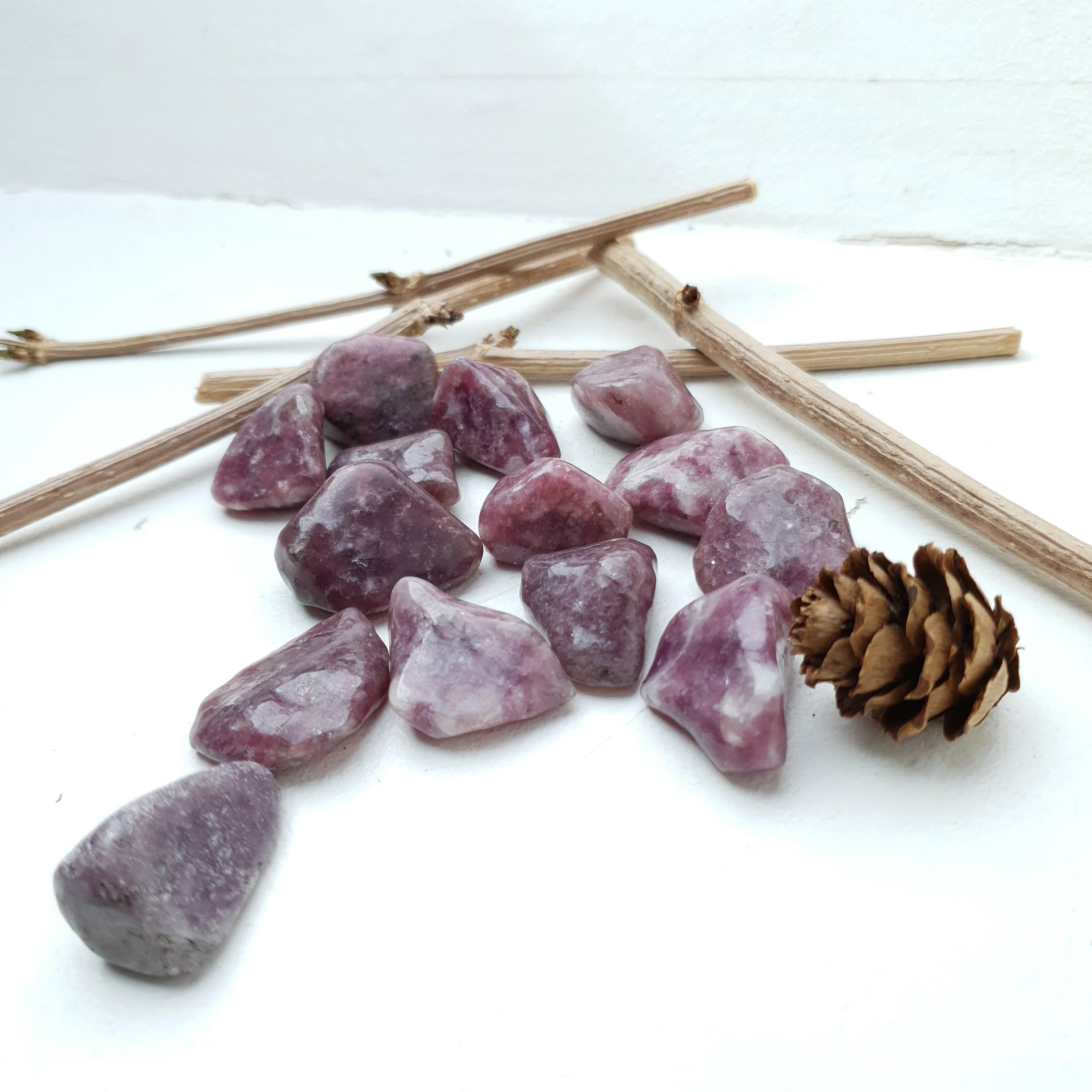 Pierre Roulée Lépidolite