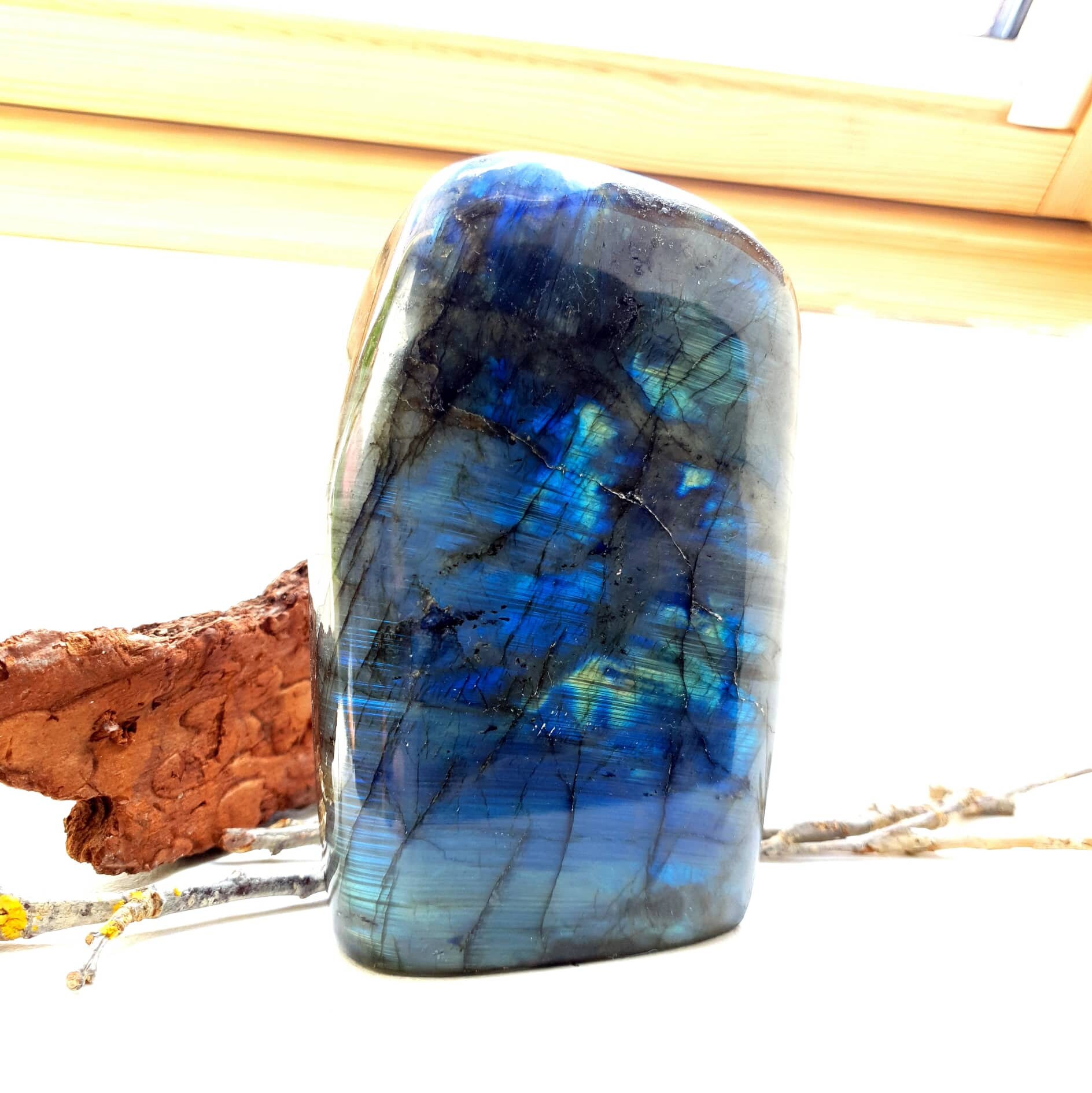 Bloc de Labradorite