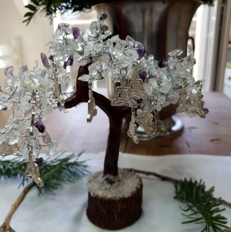 Arbre de Vie - Améthyste Cristal Roche Boudha