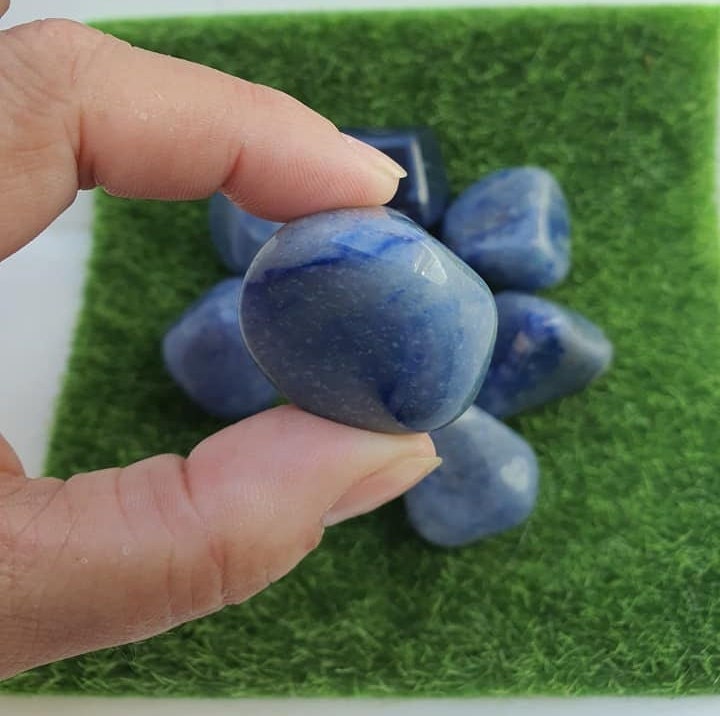 Pierre Roulée Aventurine Bleue