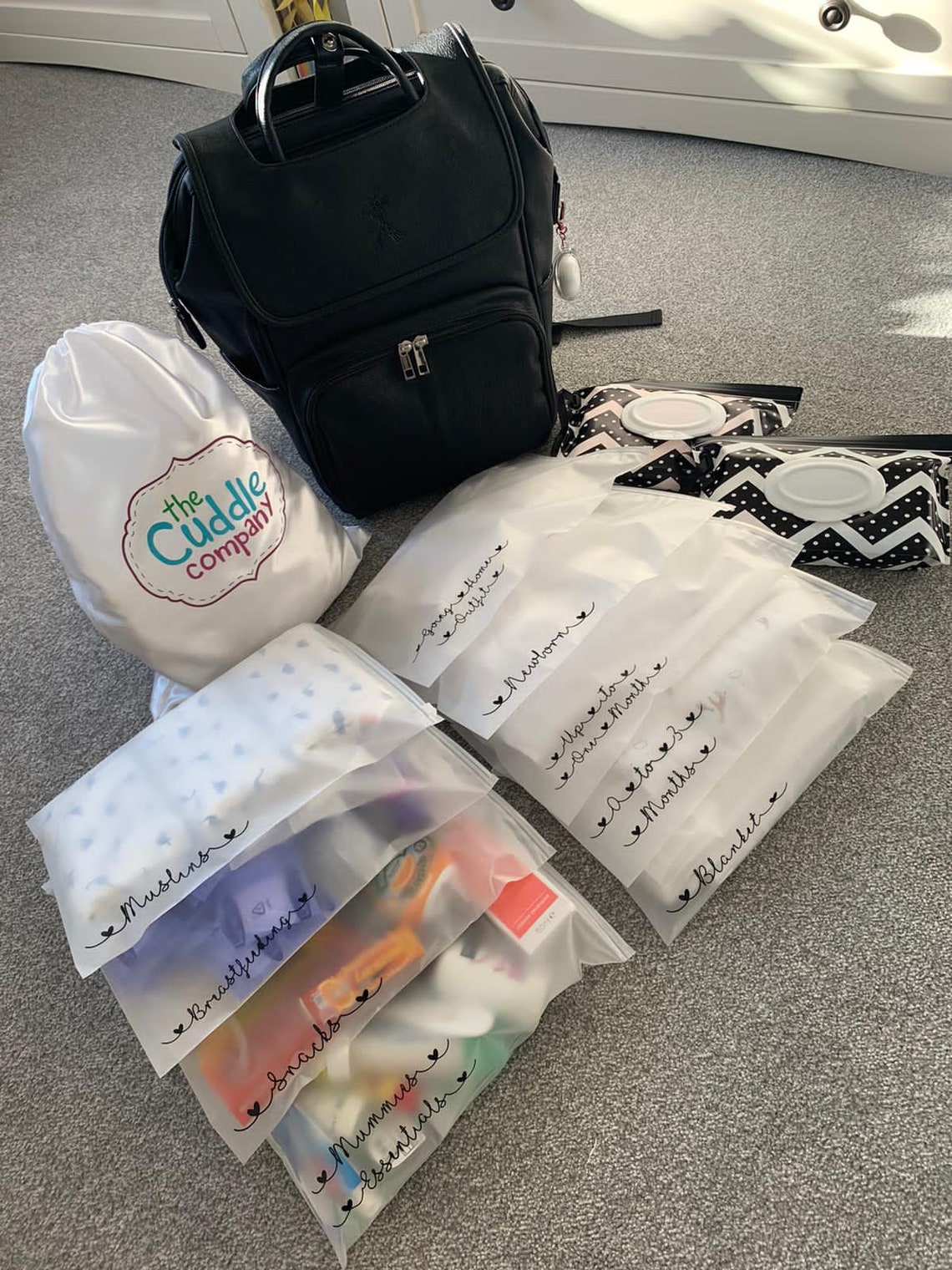 Personalised Hospital Ziplock Bags Etsy