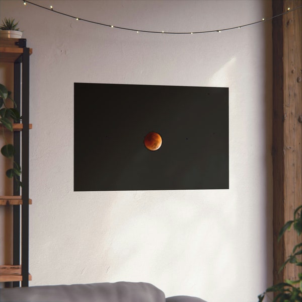 Modern Matte Moon Poster -Angsty Teen? Moon loving Astronomer? It's applicable! (and we have coordinating pieces, take a look!)