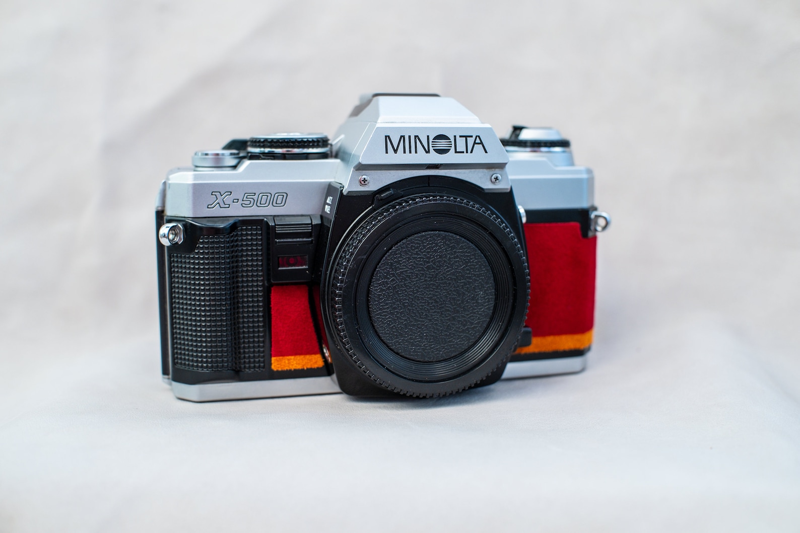 Minolta X500 RedYellow Vintage 1980s Camera Fully Working Etsy