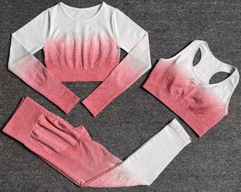 Fitness Yoga - pack de 3 suéteres, top y leggings