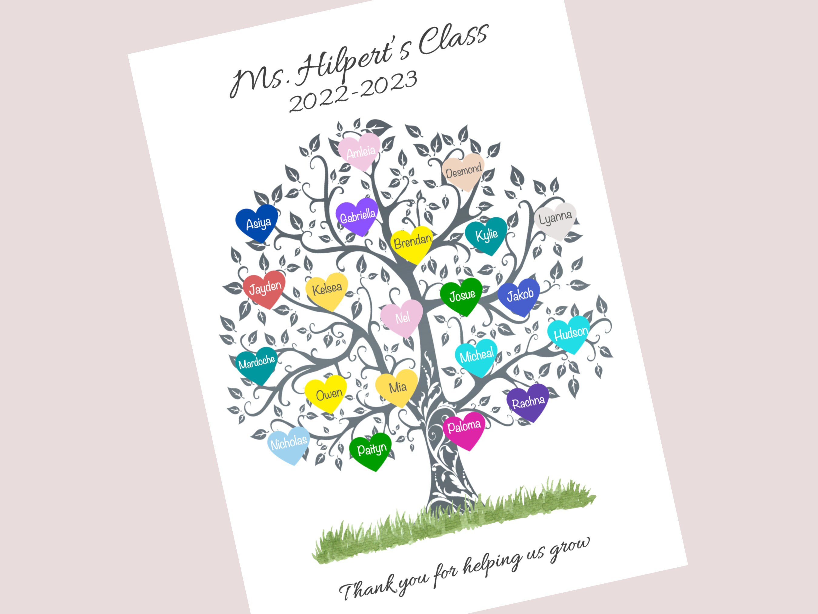Teacher Gifts Personalised, Thank You Teacher Gift, Teacher ...