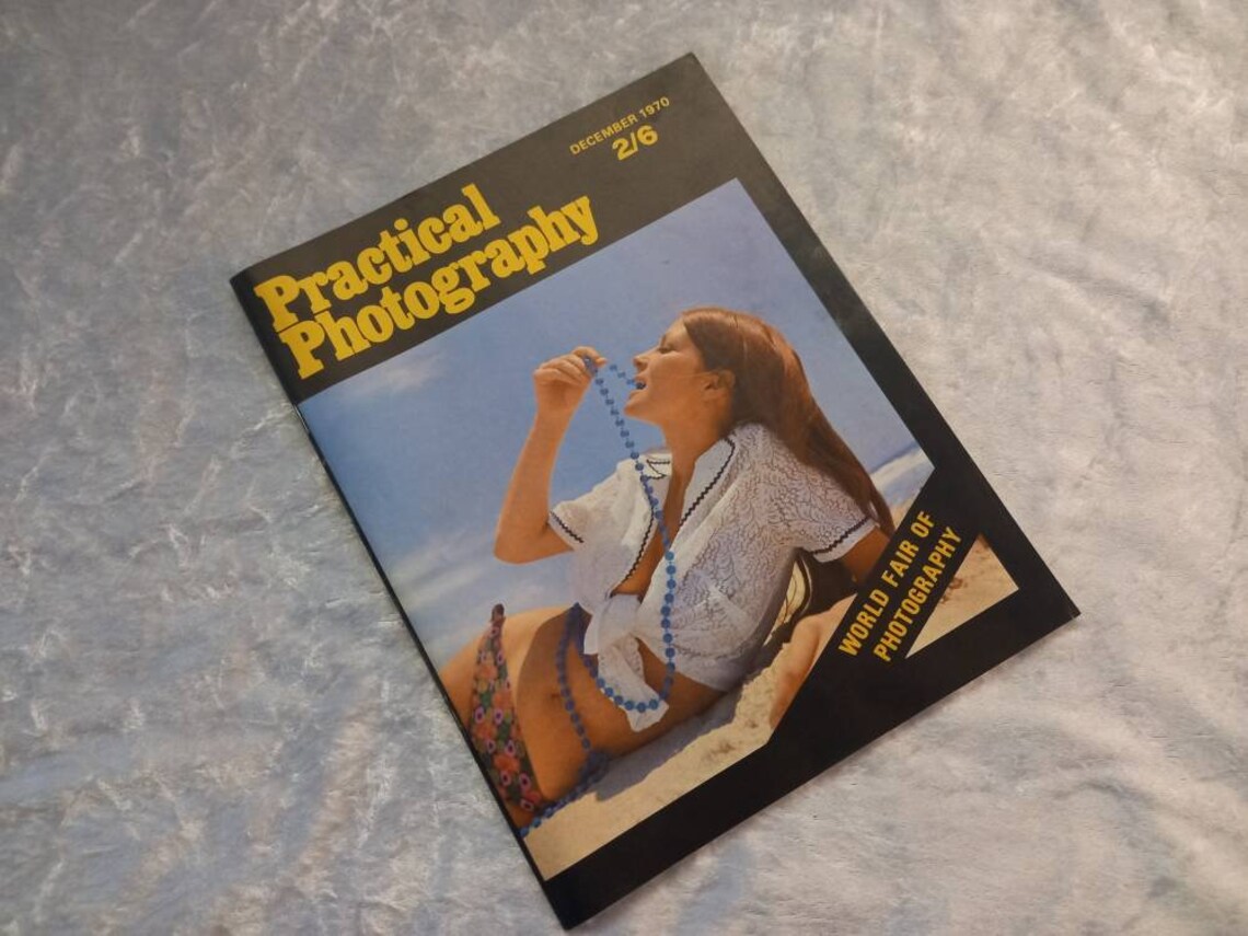 Practical Photography Magazine December 1970 Vintage Etsy