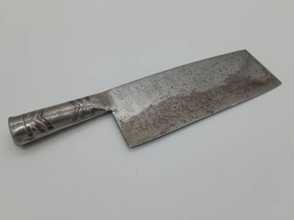Well Used Vintage Chinese Meat Cleaver Etsy