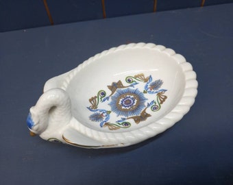 Elizabeth Arden Ceramic Swan Pot, Trinket Dish, Salle de bain, Porte-savon