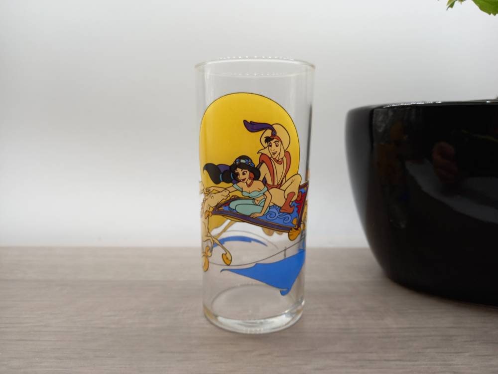 Hand Painted Disney Aladdin Wine Glass Set -  Norway