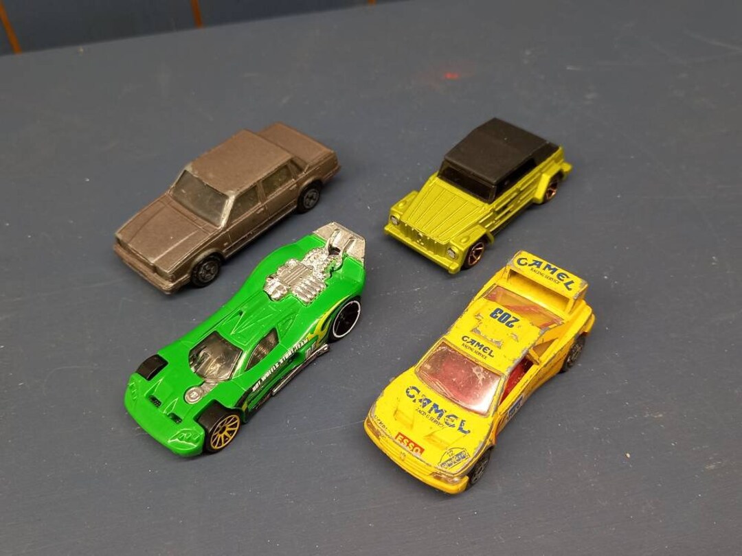 Vintage Toy Cars Collection of 4 Assorted Diecast Model Cars Etsy