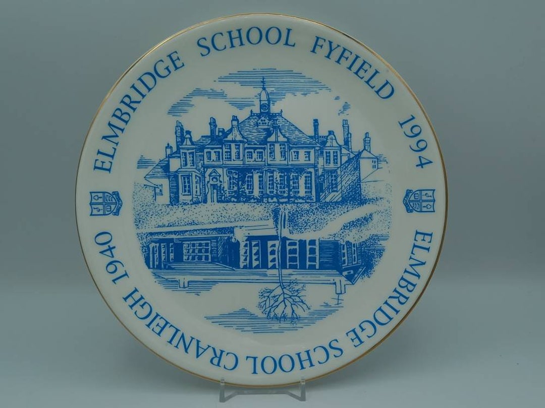 1994 Elmbridge Schule Fyfield Plate Etsy.de