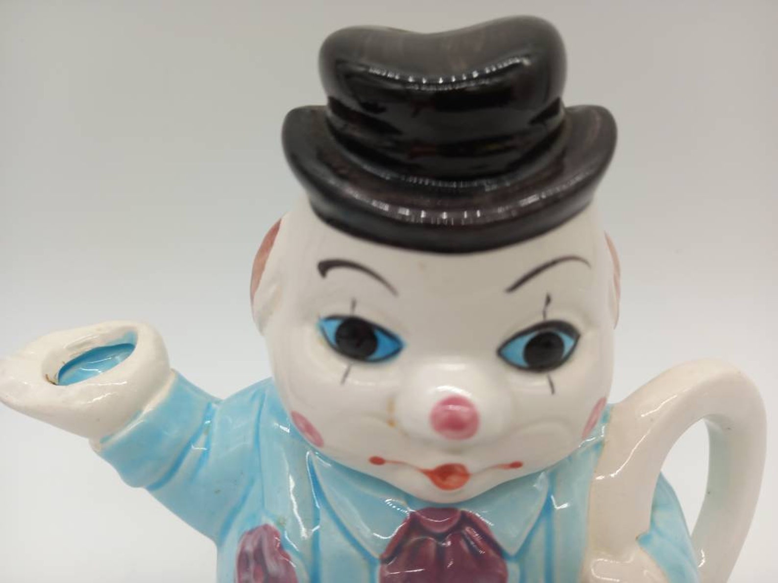 Clown Fun Novelty Teapot Vintage Kitchen Ware. Etsy