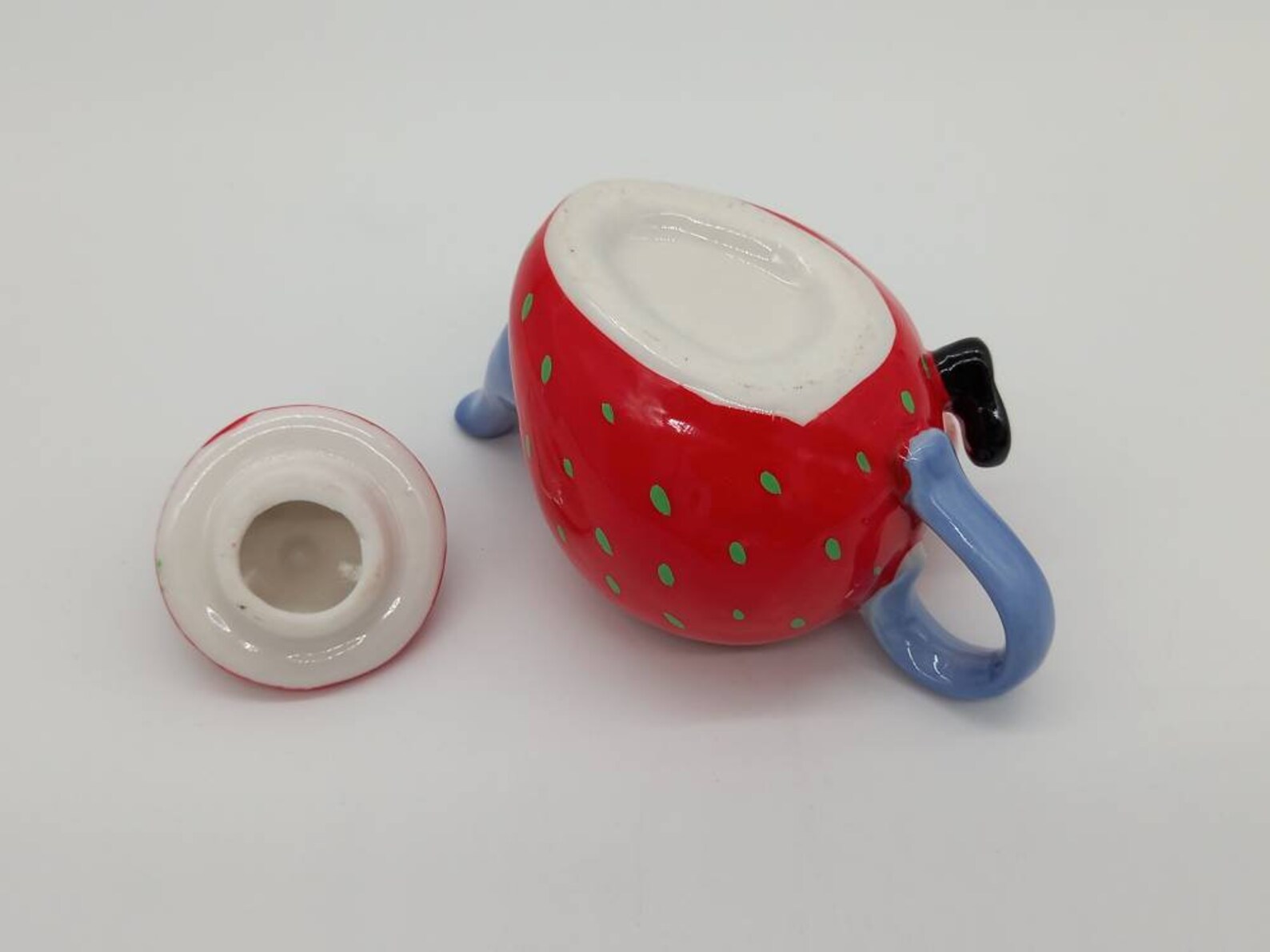 Miniature Novelty Teapot Strawberry Teapot Quirky Etsy