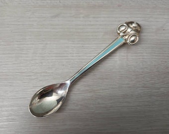 Forever Friends Vintage Decorative Tea Spoon with Blue Handle.