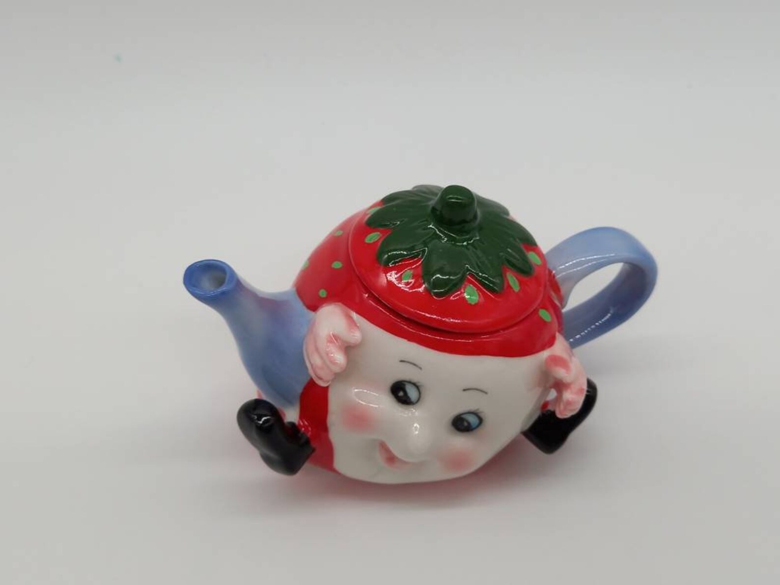 Miniature Novelty Teapot Strawberry Teapot Quirky Etsy