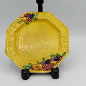 Yellow Fruit Dish Carlton Ware Made in England Ceramic Porcelain Yellow Fruit Dish Carlton Ware Made in England Ceramic Porcelain
