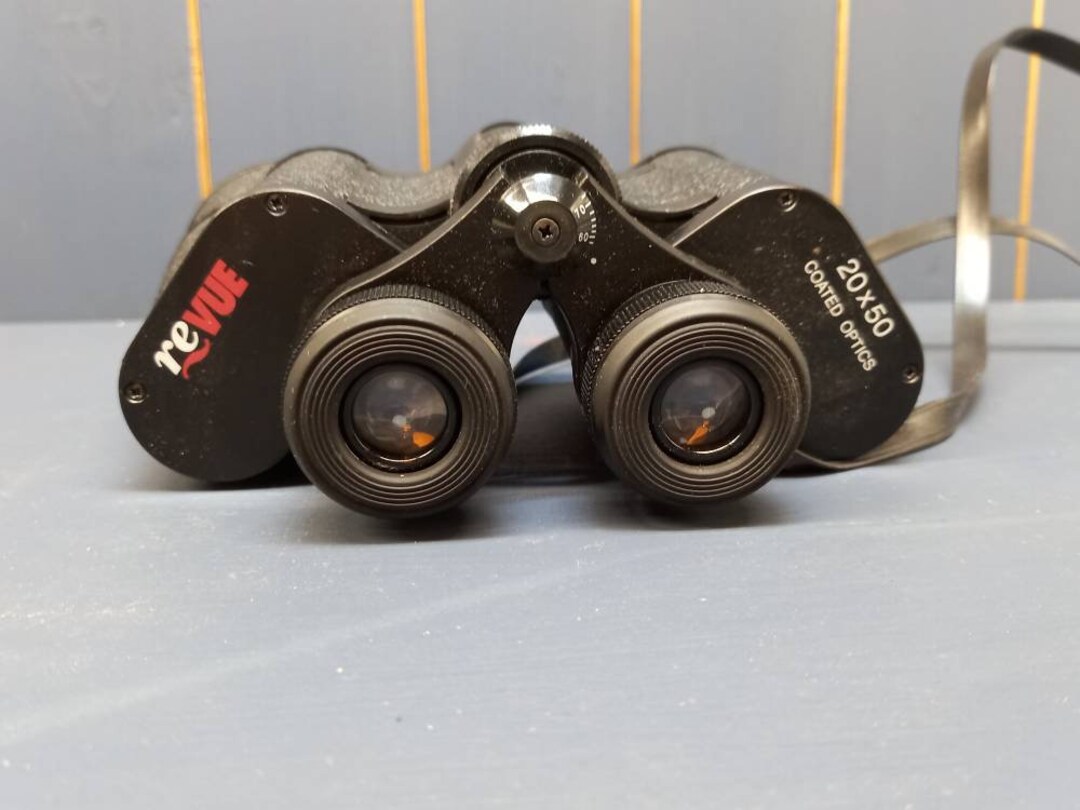 Vintage Re Vue 20x50 Coated Optics Binoculars Etsy