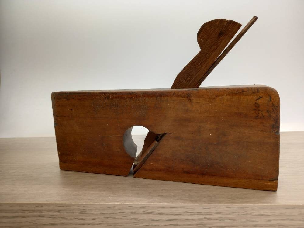 Antique Wooden Hand Planer Antique Tools Wood Plane Etsy