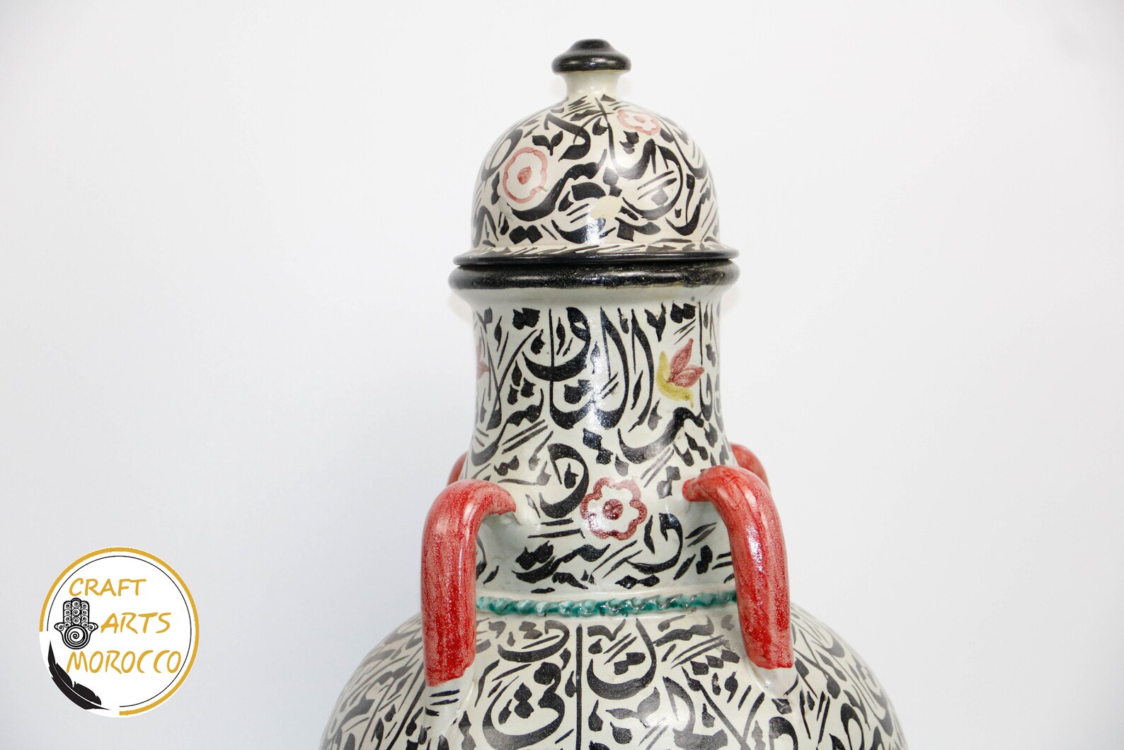 Vases de poterie marocains / Vase en fleurs en céramique / Etsy