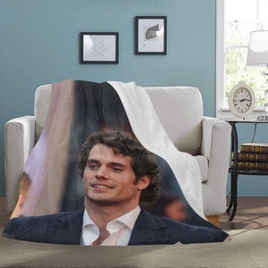 HUGE BEST PRICE Henry Cavill Blanket Throw Large Fleece Travelling  Birthday Gifts Mothers Fathers Day