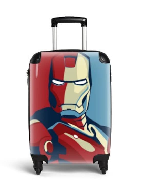 carolino Magistrado Empuje hacia abajo Maleta iron man Equipaje de cabina Viajando Vengadores Super - Etsy España