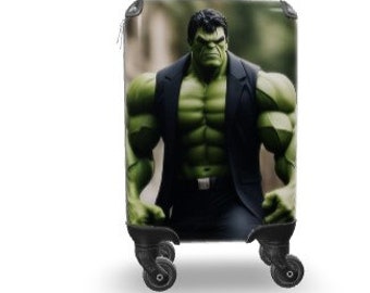 Hulk Koffer Handgepäck Reisen Avengers Superheld Geschenke Geburtstag Jahrestag