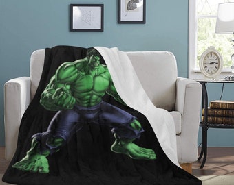 HUGE BEST PRICE Hulk Blanket Spiderman Fleece Travelling Avengers Super Hero Birthday Gifts Mothers Fathers Day