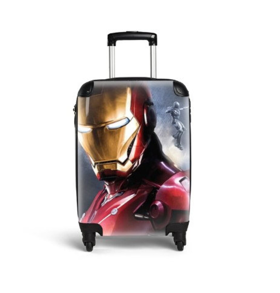 Iron Man Suitcase Cabin Luggage Travelling Avengers Super Hero Gifts