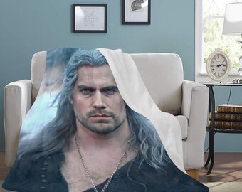 HUGE BEST BRICE Henry Cavill Blanket Fleece Travelling  Birthday Gifts Mothers Fathers Day