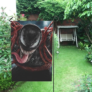 Venom Garden Flag Twin Sides Balcony Terrace Yard  Birthday Anniversary Gifts Fathers Day