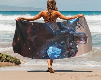 HUGE BEST PRICE Thor Beach Towel   Travelling Camping Summer Birthday Gifts Mothers Fathers Day