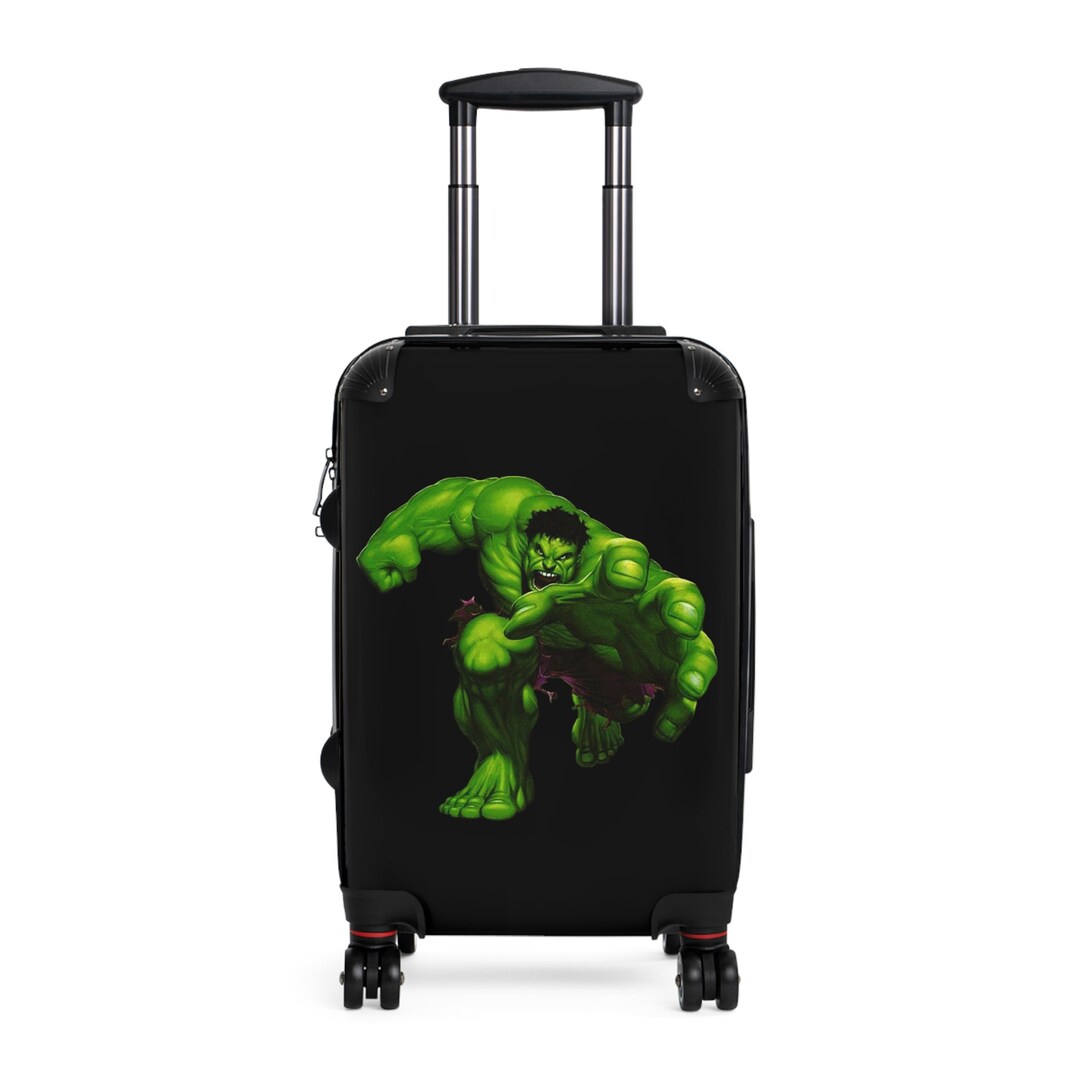 Hulk Suitcase Cabin Luggage Travelling Avengers Super Hero Gifts